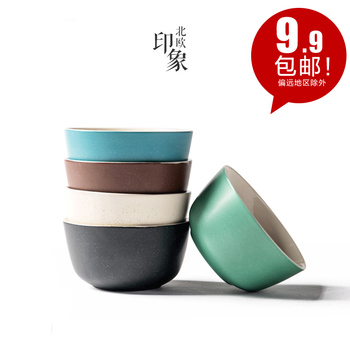 剑林日式仿古风简约创意家居陶瓷碗汤碗面碗米饭碗家用碗北欧印象