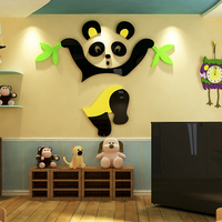 卡通熊猫水晶亚克力3d立体墙贴画宝宝儿童房幼儿园卧室房间装饰品_250x250.jpg