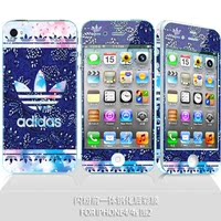 苹果4s手机彩膜iphone4s防爆膜苹果4前后钢化玻璃膜个性彩贴卡通_250x250.jpg