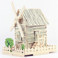 田园小风车 积木拼图 益智玩具 建筑模型 3D木制立体拼图拼版_250x250.jpg