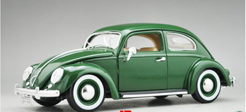 比美高 布拉格1:18 1955年大众甲壳虫老爷车合金汽车模型绿色收藏