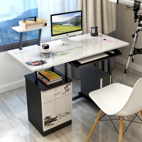 宜家简约电脑桌台式家用办公桌写字桌书桌简约时尚台式电脑桌特价_250x250.jpg