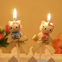 高档KT猫蜡烛创意可爱心形卡通儿童宝宝周岁蛋糕烘焙店用品批发_250x250.jpg