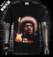摇滚先生电吉他手Jimi Hendrix吉米亨德里克斯 男士夏季短袖T恤衫_250x250.jpg