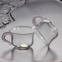 耐热加厚功夫茶小茶杯 玻璃茶具带把杯子个人单杯 彩把小杯品茗杯_250x250.jpg