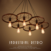 loft创意个性复古 工业吊灯 餐厅酒吧台美式怀旧铁艺车轮吊灯具_250x250.jpg