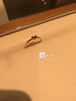 日本专柜代购 Star Jewelry 18K黄金 神秘爱心 红宝石戒指 指环_250x250.jpg