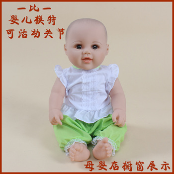 仿真母婴店儿童模特道具 童装橱窗展示衣架小孩台式模特0-1岁婴儿