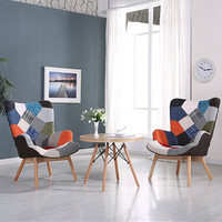 特价卧室休闲单人沙发椅北欧简约宜家沙发椅时尚布艺花瓣造型椅_250x250.jpg