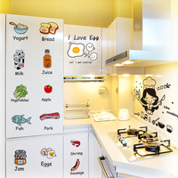 厨房柜门卡通可爱食物冰箱贴纸贴画防水瓷砖玻璃墙壁装饰自粘墙贴_250x250.jpg