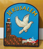 世界旅游纪念 冰箱贴 圣地耶路撒冷 和平鸽 纪念品礼品伴手礼M30_250x250.jpg