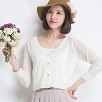 韩版夏季短款外搭线衣超薄款针织衫女开衫防晒衫披肩空调衫小外套_250x250.jpg