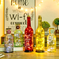 创意个性酒瓶艺术花瓶摆件玻璃透明干花插花餐桌家居装饰品花器小_250x250.jpg