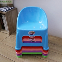 时尚创意儿童靠靠椅宝宝塑料小矮凳子糖果色幼儿园坐凳_250x250.jpg