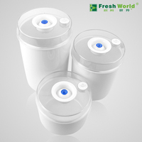 抽气真空保鲜盒 塑料密封保鲜罐 白色塑身透明盖储物罐3件套装_250x250.jpg