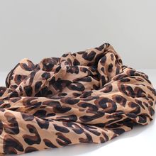 豹纹控最爱 强货 时尚经典超大超宽豹纹围巾丝巾