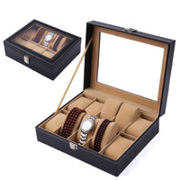 10位手表盒手表收纳展示盒子高档礼品盒送礼盒装手表的收藏盒包邮_250x250.jpg