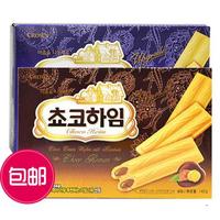 韩国可拉奥Crown榛子奶油巧克力夹心饼干142g果仁蛋卷进口零食品_250x250.jpg