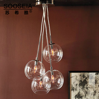 设计艺术个性北欧宜家创意圆球玻璃吊灯卧室客厅餐厅美式简约吊灯_250x250.jpg