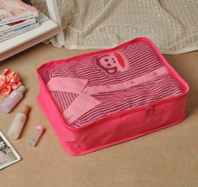 Life vc韩版轻便透气可折叠手提旅行衣物整理袋收纳包 2件套