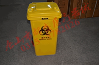 100L医院专用医疗垃圾桶 翻盖（脚踏）卫生桶塑料有盖特价专供_250x250.jpg