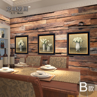 欧式复古怀旧木纹大型壁画个性酒吧墙室3D立体餐厅壁纸客厅背景墙_250x250.jpg