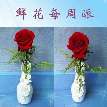 深圳初恋包月送花 包花包送包花瓶 每周1朵4周起订1朵仅20元