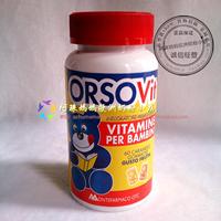 现货意大利原装ORSOVIT宝宝小熊综合维生素软糖钙片VD VC_250x250.jpg