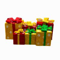 圣诞树装饰品 雪花礼盒礼包 礼包 圣诞节礼物用品 橱窗场景装饰_250x250.jpg