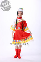 少儿少数民族演出服 儿童演出服装藏族蒙古族舞蹈女童表演服饰女_250x250.jpg