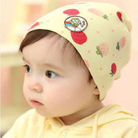 韩版秋冬新款宝宝套头帽 草莓款儿童套头帽 婴儿帽 宝宝帽子_250x250.jpg