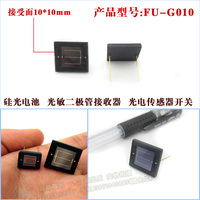 光电敏传感器 光敏二极管接收器 陶瓷封装硅光电池接受面10*10_250x250.jpg