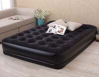 豪华植绒蜂窝床垫 单人双人充气床 双层加厚气垫床 内置枕头_250x250.jpg