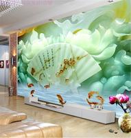 3D立体仿浮玉雕花开富贵大型壁画中式壁纸电视背景墙壁纸客厅沙发_250x250.jpg