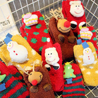 冬季可爱糖果色亲子圣诞袜立体卡通珊瑚绒地板袜防滑保暖家居袜_250x250.jpg
