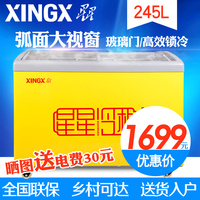 XINGX/星星 SD/SC-245YE卧式展示柜 商用冷柜 雪柜大冰柜急冻冷冻_250x250.jpg