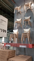 国内代购武汉宜家 诺米拉 椅子,白色,桦木 餐椅_250x250.jpg