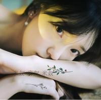 米奴新品手绘纹身贴纸 做个植物系女子 布衣素食 彩色防水纹身贴_250x250.jpg