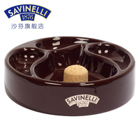 沙芬SAVINELLI三位陶瓷烟斗架烟灰缸W1008意大利进口烟具3色可选_250x250.jpg