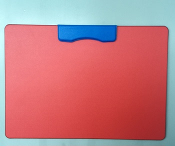 A4办公板夹 磁性文件夹 文件夹 吸铁石文件夹  红蓝混色