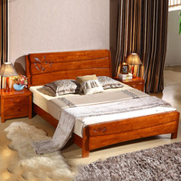 现代中式实木床橡木双人1.5/1.8米高箱储物婚床卧室家具厂家直销_250x250.jpg