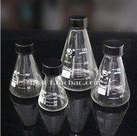 实验器材　玻璃螺口三角烧瓶/螺口锥形瓶　带盖　多规格6元起售价_250x250.jpg
