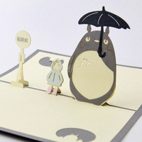 一纸幸福新款节日通用立体宫崎骏可爱龙猫创意卡片明信片可代写_250x250.jpg