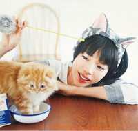 日本单 立体猫耳朵家居化妆软绵绵束发带洗脸发箍 忽然变成猫_250x250.jpg