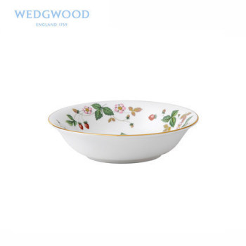 现货英国Wedgwood 野草莓16cm骨瓷早餐麦片碗小碗热卖原装进口
