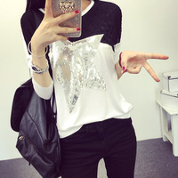 加布里诺 2015秋装新款韩版宽松蝙蝠袖圆领大码打底衫女T恤_250x250.jpg