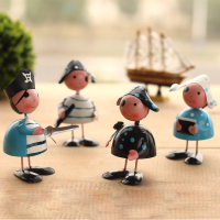 地中海迷你海盗娃娃创意铁皮工艺品儿童房装饰品生日礼物桌面摆件_250x250.jpg