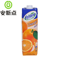 Fontana芬特乐 橙汁1L 塞浦路斯进口果汁 芳塔娜纯果蔬汁饮品_250x250.jpg