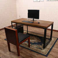 鸿福来 中式家具实木电脑桌台式笔记本写字台家用书桌老板办公桌_250x250.jpg