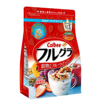 日本进口Calbee卡乐比麦片 即食水果颗粒果仁谷物 早餐麦片800g_250x250.jpg